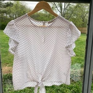 Cute tie blouse. Lightweight